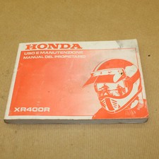MANUEL UTILISATEUR DU CONDUCTEUR HONDA XR 400 R 1996