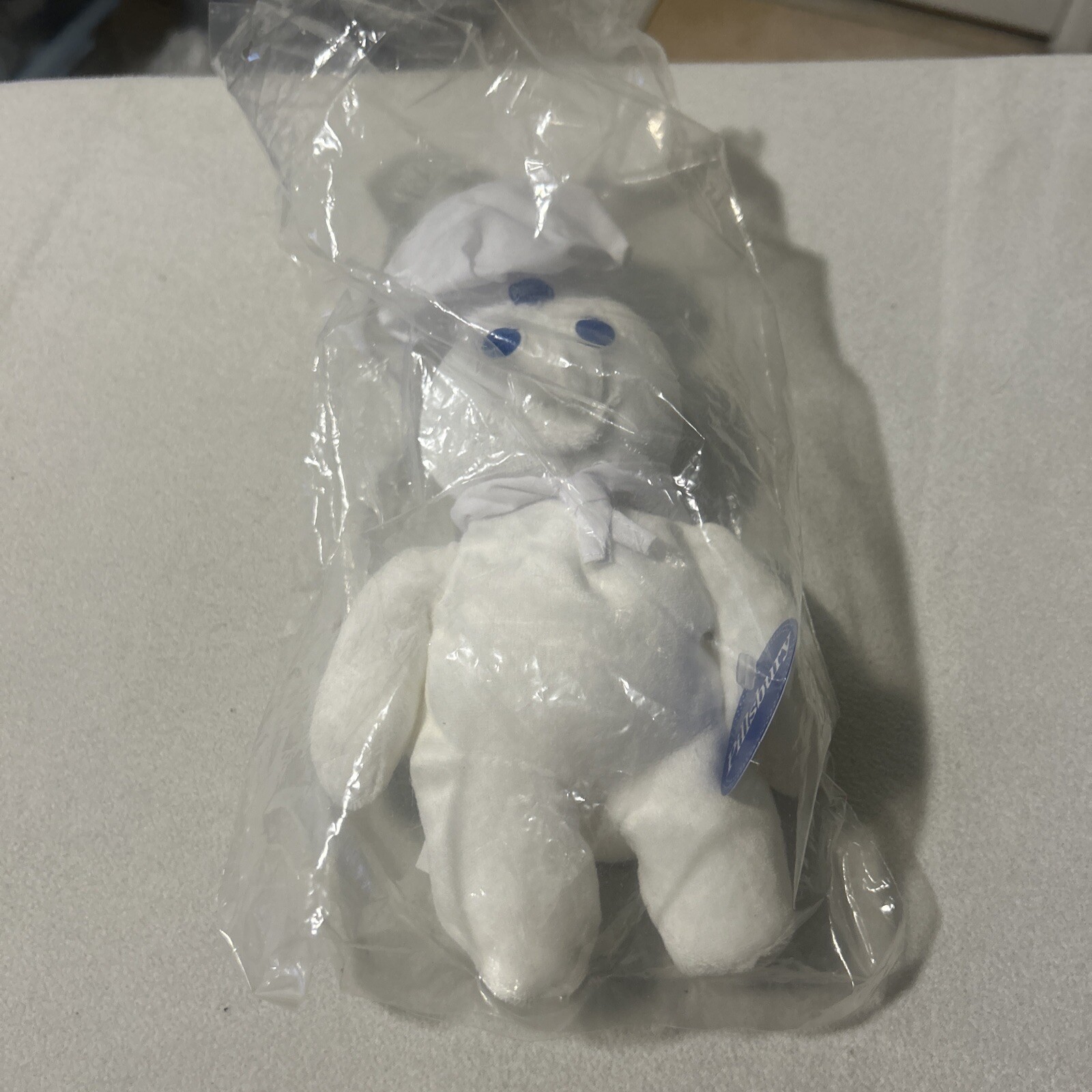 Pillsbury Doughboy 6" Mini Beanie 1999 Bean Bag Plush Doll Dough Boy