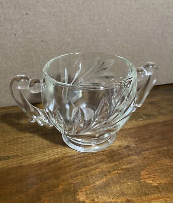 Vintage Willow Indiana Glass Sugar Bowl 