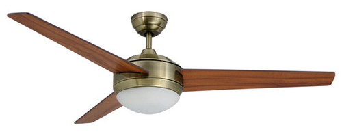 7 STÜCK Vam Deckenventilator Vega antik Kirsche 132 cm mit Leuchte Fernbedienung - Picture 4 of 4