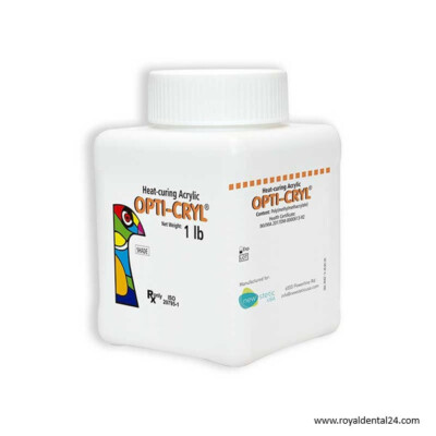 OPTI-CRYL Heat Cure Acrylic Resin 500g MEHARRY Dental Lab Denture Material
