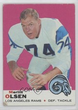 1969 Topps Merlin Olsen #34 HOF 0yd6