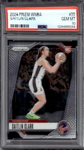 2024 Panini Prizm Caitlin Clark #22 PSA 10