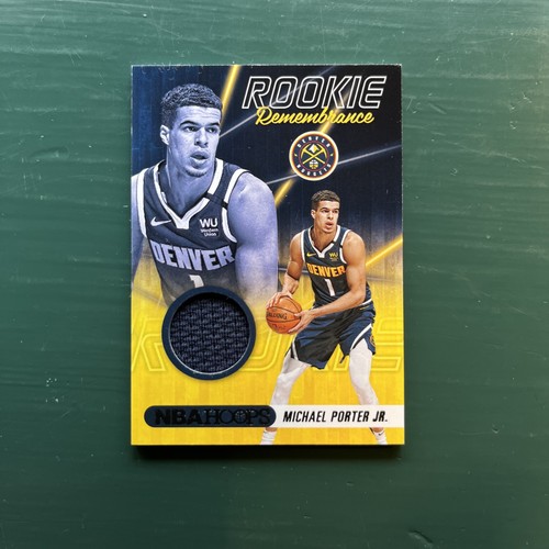 2020-21 NBA Hoops Rookie Remembrance Used Jersey #SS-10 Michael Porter Jr