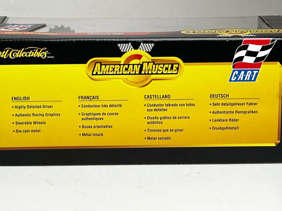 Carro de carreras Ertl F-1 1999 Reynard Honda escala 1:18 con caja original, rojo Foto 4 de 4