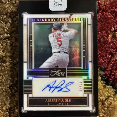 2025 Panini Three and Two Albert Pujols Legendary Signatures Auto /32