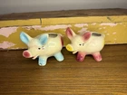 Vintage Shawnee Pottery Happy Pig Ceramic Succulent Planter Big Ears Pastel, MCM