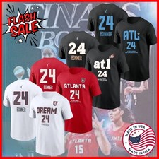 ⭐️HOT ITEM DeWanna Bonner #24 Atlanta Dream Name & Number Tee Gift For Fans