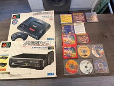 Japanese Sega Mega Cd Mega Drive Genesis Boxed Console And Games.