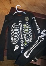 Cat And Jack Skeleton Pjs/ Costume Size 5t