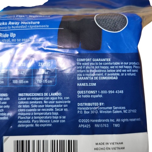 Hanes Mens 2-Pack Small Tagless Lightweight Mesh Boxer Briefs 28-30” New - Picture 8 of 8