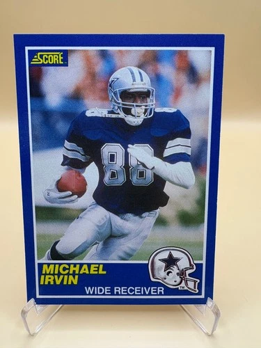 1989 Score - Michael Irvin #18 (RC)