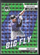 2022 Panini Mosaic Kris Bryant Big Fly Green Mosaic #BF-4 Rockies BASEBALL