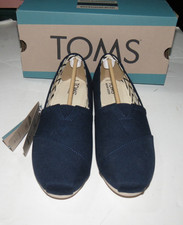 New - TOMS Women's Alpargata, Navy, Size 9 US