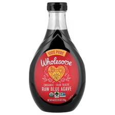 Wholesome Sweeteners Inc  Organic Raw Blue Agave 44 oz 1 25 kg Fair Trade,