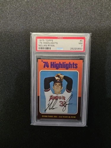 1975 Topps Nolan Ryan #5 PSA 7
