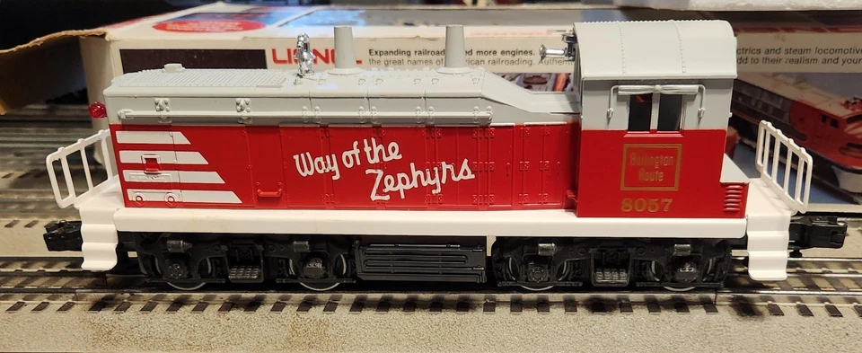 LIONEL 6-8057 SW-1 Burlington Switcher IN LN CONDITION IN OB, TEST RUN ONLY. - Image 4 of 4