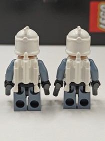 2x Star Wars Wolfpack Clone Trooper, 104th Battalion Phase 1 Custom Lego Minifig
