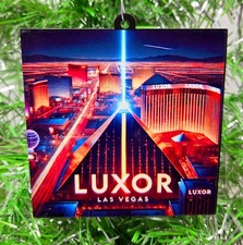 Las Vegas Casino Gambling Ornament - LUXOR Pyramid Hotel Casino Ornament