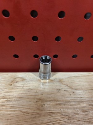 Snap-on Tools FLE140A E14 3/8'' Drive Inverted TORX Chrome Socket External E Torx