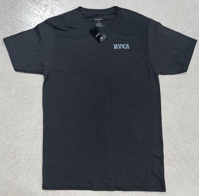 RVCA T Shirt Men s Small Nature Vs Industry Charcoal Grey Casual New Tag
