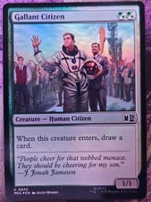 Gallant Citizen 820 Commander: Marvel Super Heroes Magic: The Gathering Foil NM