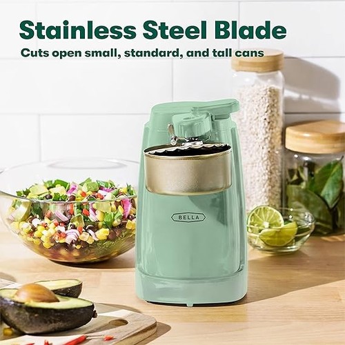 Electric Can Opener with Knife Sharpener – Jar & Bottle Opener, Removable Lever, - Picture 4 of 6