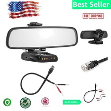 Braided Power Cord  Mirror Mount for Uniden Radar Detectors R3 R4 R7 R8