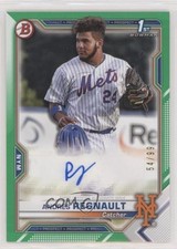 2021 Bowman Paper Prospect Green Border 54/99 Andres Regnault Auto 01ic