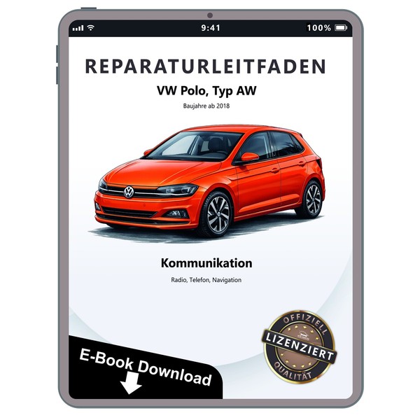 VW Polo Typ AW Ab 2018 Radio Navigation Kommunikation Reparaturleitfaden Ebook-image