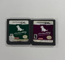 Lot of 2 Nintendo DS Games Nintendogs Lab Dalmatian Rough Shape Tested & Works!