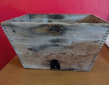 Antique Old Pine Crate (Not Reproduction) Beautiful Rare Find, Lots of Character