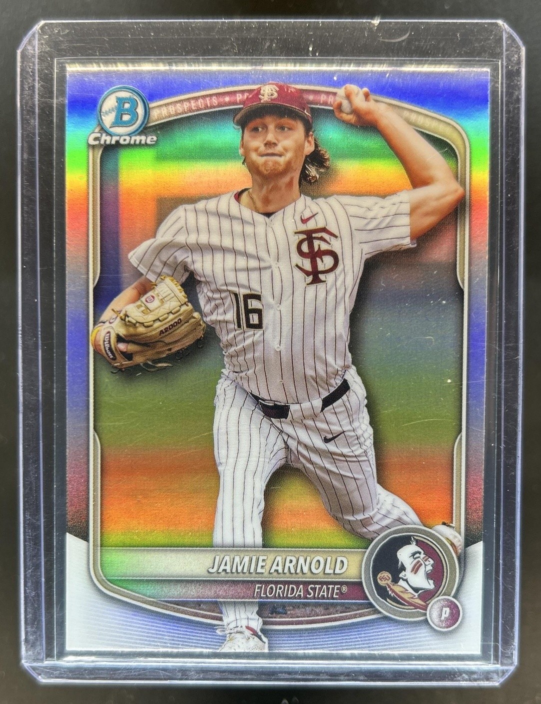 2025 Bowman Draft Jamie Arnold Chrome College Variation #BDC-30