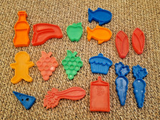 Mattel Tuff Stuff Plastic Food Grocery 1970s - 16 pieces