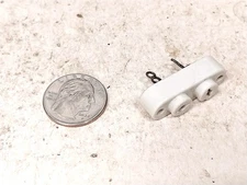 Nice New? 1/2 inch Space Ceramic Crystal Socket / Old Vintage Ham Radio Tube Amp