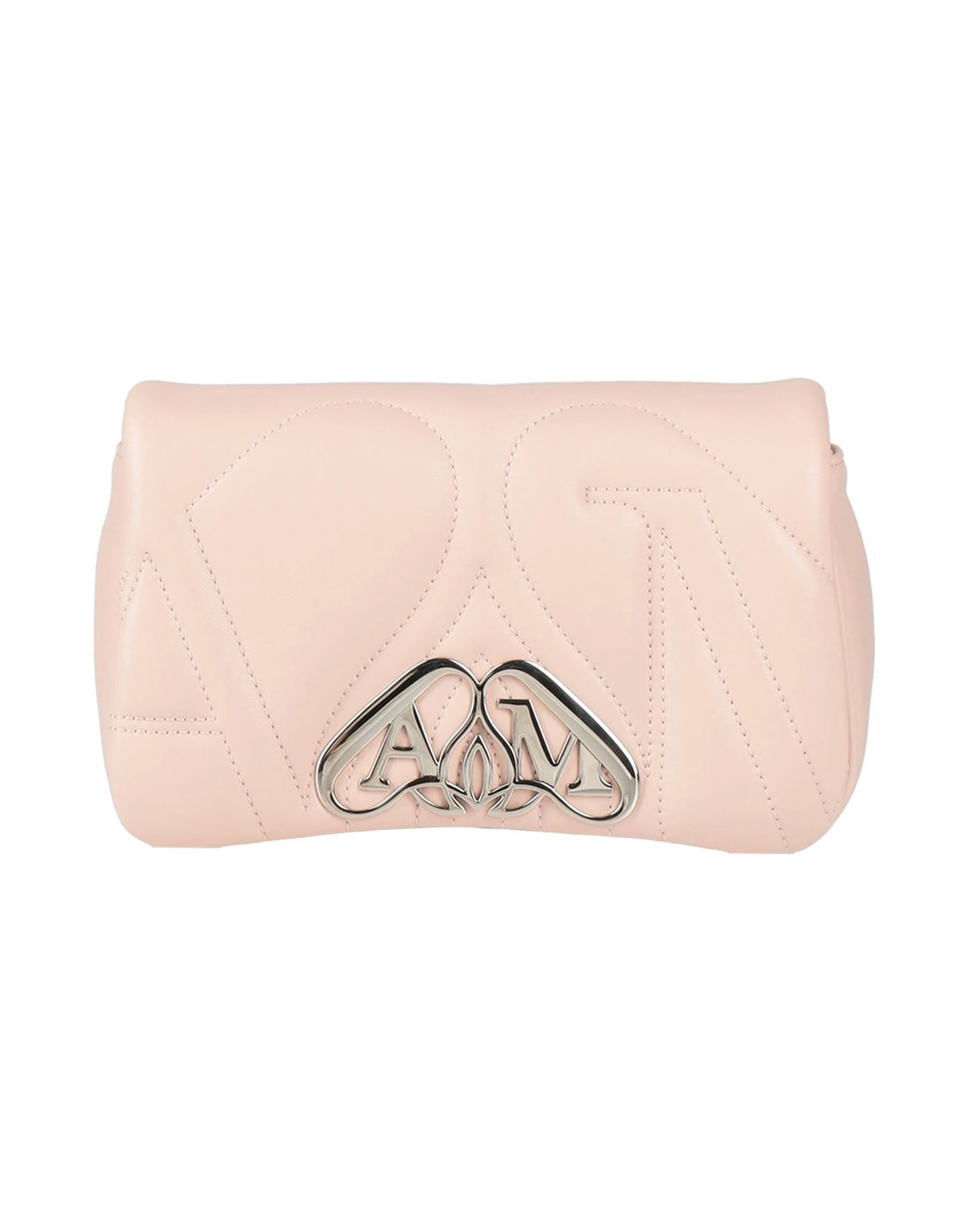 McQueen - Women - Leather Clutch - Light pink