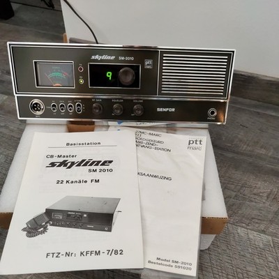 Vintage CB Funkgerät Senfor Skyline SM-2010 22 Kanal FM Komplett - NEU/OVP