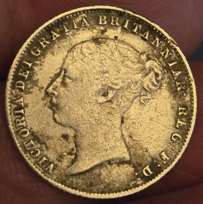 1860 Great Britain Queen Victoria Sterling Silver Sixpence.