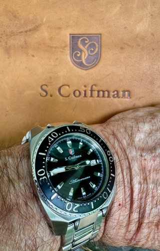 Swiss ETA 2824 25 jewels S. Coifman SC0048 Swiss Made subacqueo automatico - Foto 2 di 5