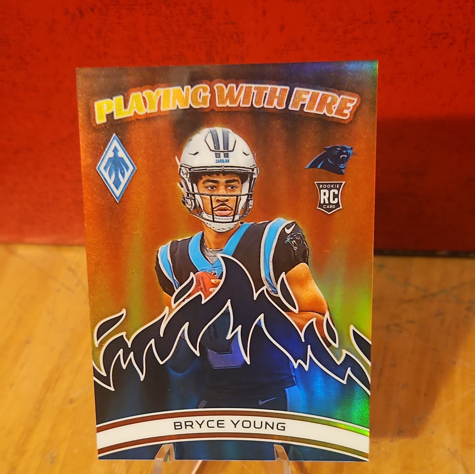 Bryce Young Panini Phoenix Playing With Fire #PWF1 Black