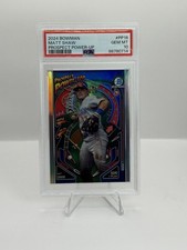 2024 Bowman Mega Box Chrome Prospect Power-Up Matt Shaw Cubs #PP-16 PSA 10