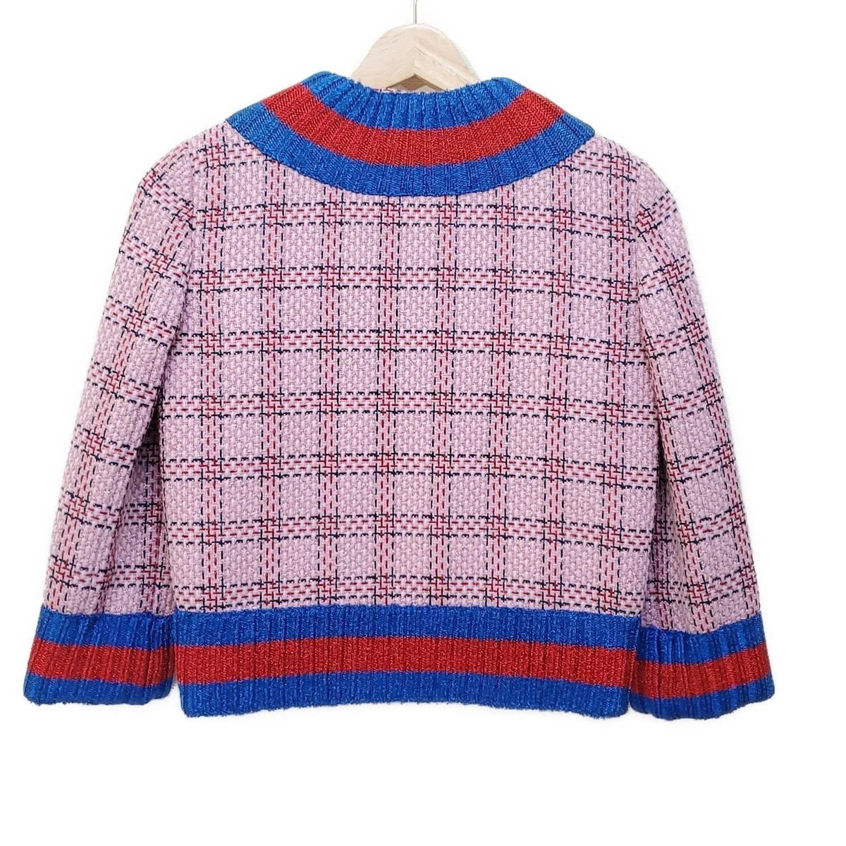 Giacca donna multi rosa chiaro rosso Gucci originale 427791 ZHM31