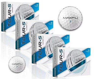 Maxfli Tour S Max Align Golf Balls Color: White 4 Pack 48 Balls New!