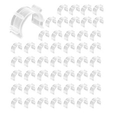 50PCS Clear Plastic Bobbin Holder Clips Sewing Bobbin Clips for Sewing Machine