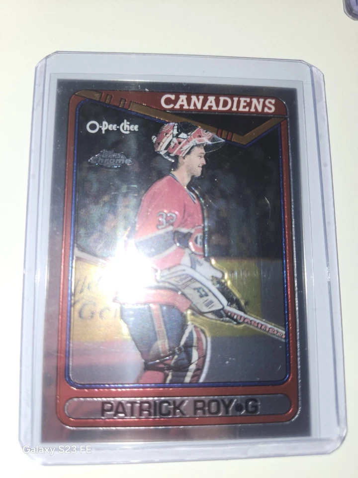 Patrick Roy Insert Card Lot Of 7 - Topps Chrome Reprints, UD Jersey Relic, BAP - Image 2 of 4