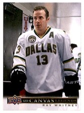 2020-21 SP Signature Edition Legends UD Canvas Ray Whitney Dallas Stars #C-2