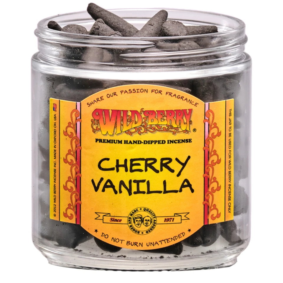 Wild Berry Incense Cones 1" 20x Per Pack - BUY 2 GET 1 FREE! WILDBERRY USA Made - Image 3 of 4