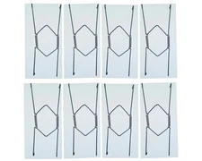 8 PCS Wire Plate Hangers, 8 - 9 Inch Plate Holders For Wall Hanging