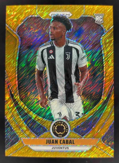 2025 Panini Prizm FIFA Club World Cup Gold Shimmer Prizm #119 Juan Cabal /3
