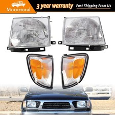 Headlight Kit For 1997-2000 Toyota Tacoma Rwd Left And Right Side Halogen